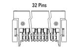 Διαστάσεις Zero8 Socket γωνιακή 32 ακίδων