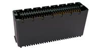 Φωτογραφία Zero8 Socket υψηλού προφίλ, ευθεία, χωρίς θωράκιση, 52 ακίδων