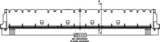 Colibri Plug 8 mm, 440 ακίδων Διαστάσεις
